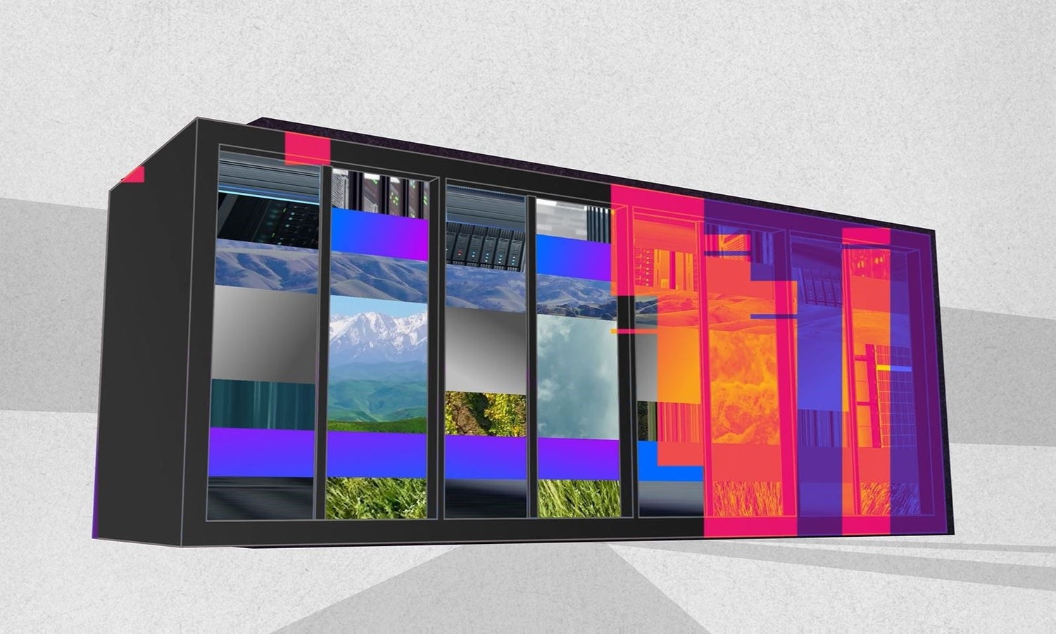 Colorful server